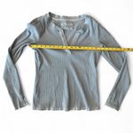 Pilcro Anthropologie Evanna Ribbed Knit Long-Sleeve Pullover Light Blue Photo 5