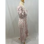 Velvet Torch  Ivory Floral Hi Low‎ Elastic Empire Waist Dress Photo 4