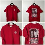 Gildan 2015 Garth Brooks World G Tour Birmingham Alabama T Shirt Graphic Tee Red Photo 9