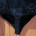 Good American Utility Surplice Long Sleeve Thong Bodysuit Black Size 2 (Medium) Photo 14