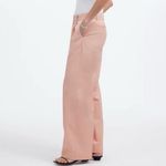 Madewell NWT  Women's Slouchy Straight Pants Size 4 Pale Blush Pink Casual Photo 1