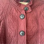 Burberry  Brit Quilted Jacket Deep Burgundy Women’s Size Small Photo 4
