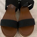 Franco Sarto size 10 woman’s black sandals Photo 1