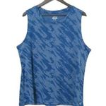 Bcg  2X Diagonal Blue Pattern Athletic Top Plus Photo 0