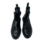 Dr. Martens  Flora Chelsea‎ Boots Pull-On Leather Polished Black Size US 9 Photo 4