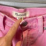 Madewell  Baggy Straight Jeans Garment‎ Dyed Edition Retro Pink Size 26 Photo 2