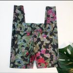 Terez  Tall Band Multi Color Camo Capri Leggings Photo 4