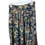 Dawn K Skirt Womens Size 1X Black Vintage Maxi Floral Pleated‎ Cottagecore Photo 1