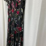 Modcloth  x Anna Sui Black&Pink Floral Velvet Burnout Maxi Dress Sz.4 Photo 9