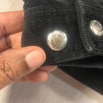 CHAPS  Denim Black Corduroy Jacket Women’s Large Button Front Casual Retro Jacket Photo 2