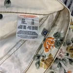 Citizens of Humanity Floral Skinny Pants - Cream and Multicolor Photo 4