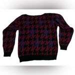 Urban Renewal Vintage 90s Houndstooth Cardigan Sweater Size Medium Dark Academia Photo 1