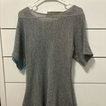 Vintage Zoja Knit Sweater Dress Cover Up Blue Size M Photo 4