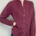Woolrich Vintage  Dark Pink & Gold Stripe Casual Shirt Photo 1