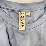 Anthropologie NWOT  DOLAN Lace Puff-Sleeve Top Blue Size L Long sleeve Photo 12