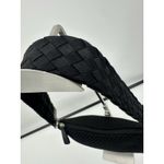 The Sak The Womens BlackWoven Clutch Handbag Shoulder Purse Excellent Condition Photo 6