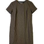 Banana Republic Womens Sheath Dress Sparkle Metallic Short Sleeve Size M Elegant Photo 0