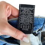 7 For All Mankind High Waist Ankle Skinny Jeans With Silver Shimmer Side Stripe Photo 12