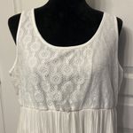 Motherhood Lace Chiffon Maternity White Garden Wedding Dress Large EUC #4678 Size undefined Photo 1