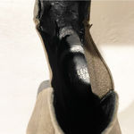 Eileen Fisher Eileen‎ Fisher Size 8 Booties Suede Ankle Boots Gray Wedge Heel Photo 3