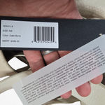 Halston Heritage Snakeskin Leather Drawstring Shoulder Bag Ivory Designer Purse Photo 9