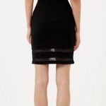 New York And Company Ny&C mesh panel off shoulder mini black dress women Size Medium Photo 15