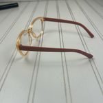 Jones New York Retro Clear Brown Eyeglass Frames Cat Eye Shape Photo 3