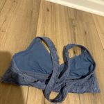Aerie Softest Lace Criss Cross Racerback Bralette blue size medium Photo 1