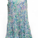 Lilly Pulitzer Trina Dress Surf Blue Soleil It On Me Preppy Dress Womens Medium Photo 0