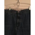 Cherokee  Women's Blue Capri Denim Jeans Zip Button Pockets Size 14 Photo 2