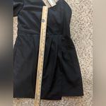 DO+BE  NWT One Shoulder‎ Mini Black Dress Puff Sleeve, L Photo 12