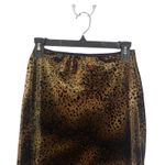 Star City  Vintage Y2k Size Medium Grunge Cheetah Whimsygoth Velvet Skirt Photo 1