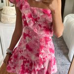 Pink one shoulder mini dress Size XS Photo 1