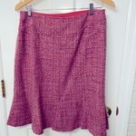 Neiman Marcus  Wool tweed rose pink skirt. Fit and flare. Size 10. Photo 1