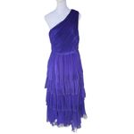 Anthropologie Hutch x  - Xala One-Shoulder Tiered Pleated Tulle Maxi Dress Sz 6 Photo 3