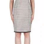 Joseph Ribkoff Audrey Check Sheath Dress in Black Photo 0