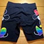 Disney NWT  Mickey rainbow bike shorts pride large Photo 8