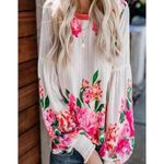 VICI Boho Sheer Floral Blouse Size Medium Photo 2
