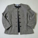 Pendleton  Vintage Tweed Houndstooth Gingham Button Down Blazer Photo 0