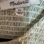Madewell NWT  Strapless Light Green Dress Photo 5