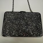 Sondra Roberts  Glitter Rhinestone Top Lock Clutch Hard Side w/ Chain Handle Photo 1