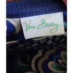 Vera Bradley Shoulder Bag Womens Blue Green White Floral Quilted Zip Bohemian Photo 4