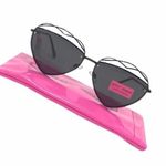 Betsey Johnson Heart Shaped Sunglasses, Black Photo 0