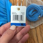 Anne cole  Twist-Front Ruched Tankini Top Swimsuit Blue Size XL‎ NWT Photo 3