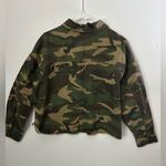 Brooklyn Karma  M Camouflage Button-Up Denim Jacket Photo 4