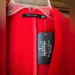 Doe & Rae Women’s  red blazer flare sleeve size small Photo 2