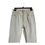 AGOLDE  Jeans Women 26 Winter White Paper Wash Remy High Rise Crop‎ Straight Leg Photo 3