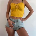 Forever 21 Yellow Crop Top F21 Size Medium Photo 4