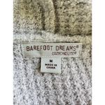 Barefoot Dreams  Cozychic Lite Montecito Cardigan Pocket Size Medium Grey Sweater Photo 4