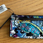 Vera Bradley NWT  Disney Mickey/Minnie Paisley Celebration Wristlet Front Zip Photo 0